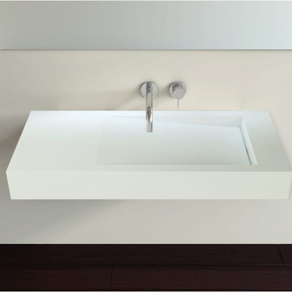 Badeloft 19.6'' Stone Resin Wall Mount Bathroom Sink Wayfair